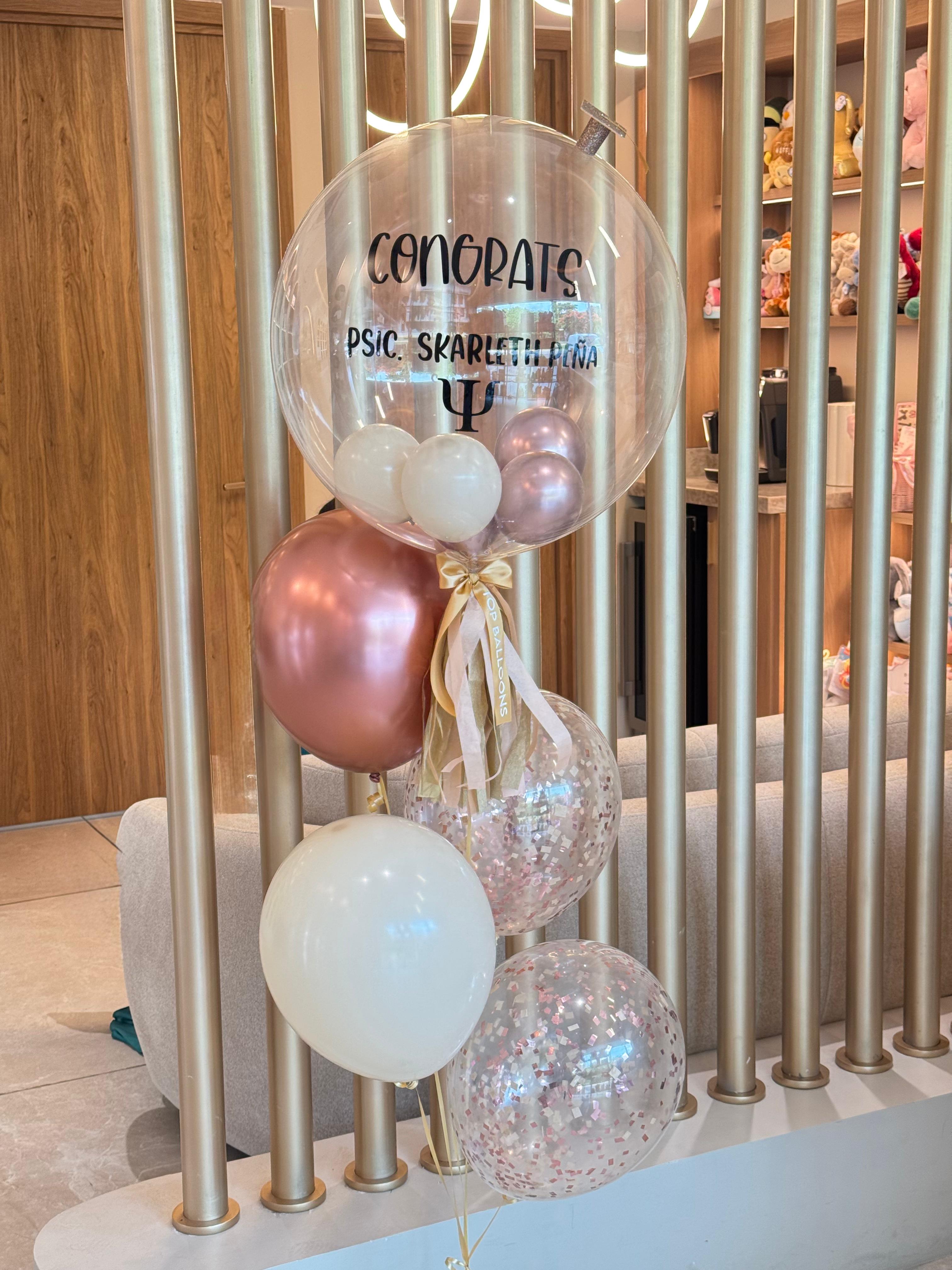Nude & Rosegold Bubble