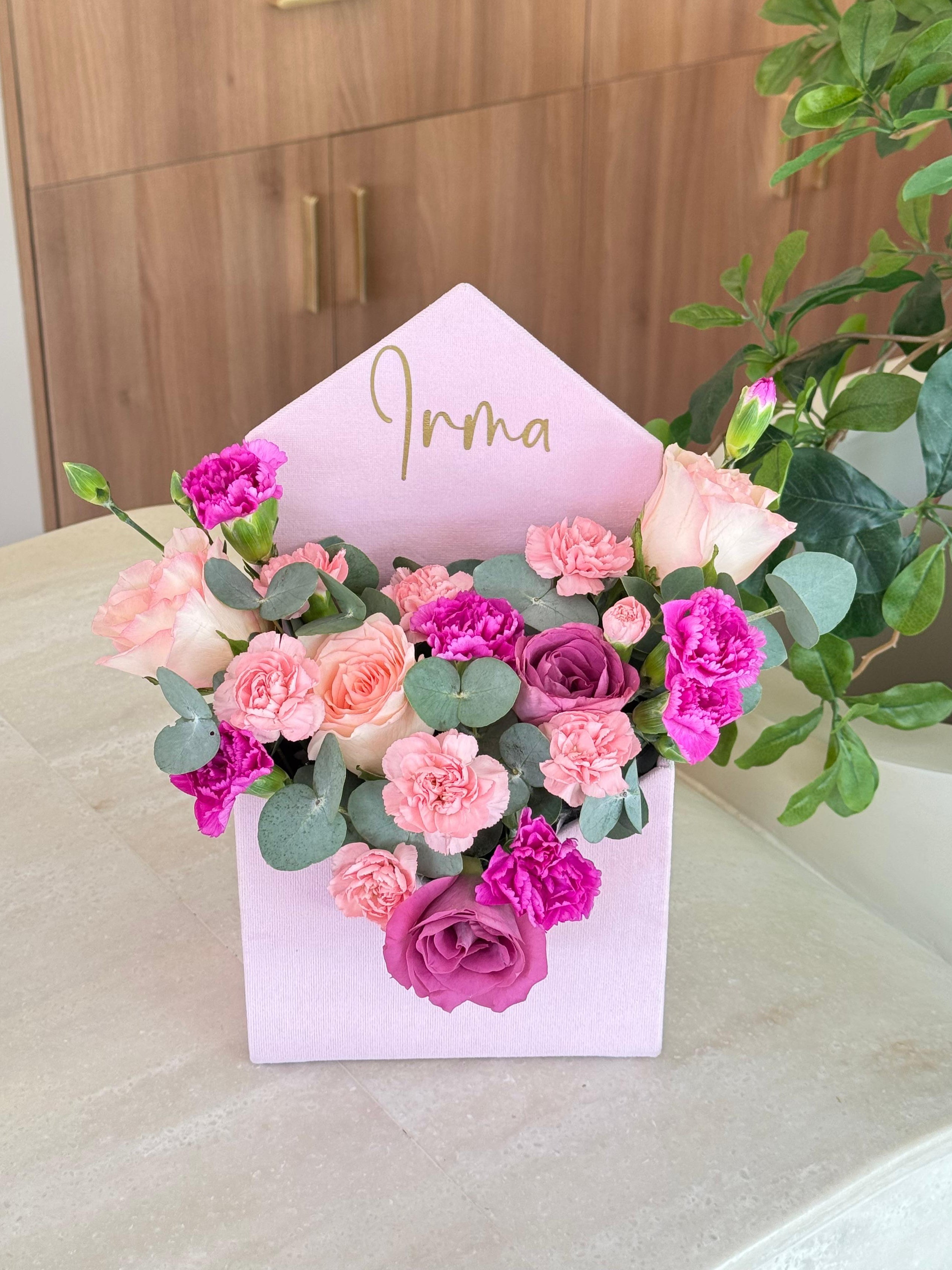Mauve Envelope Box