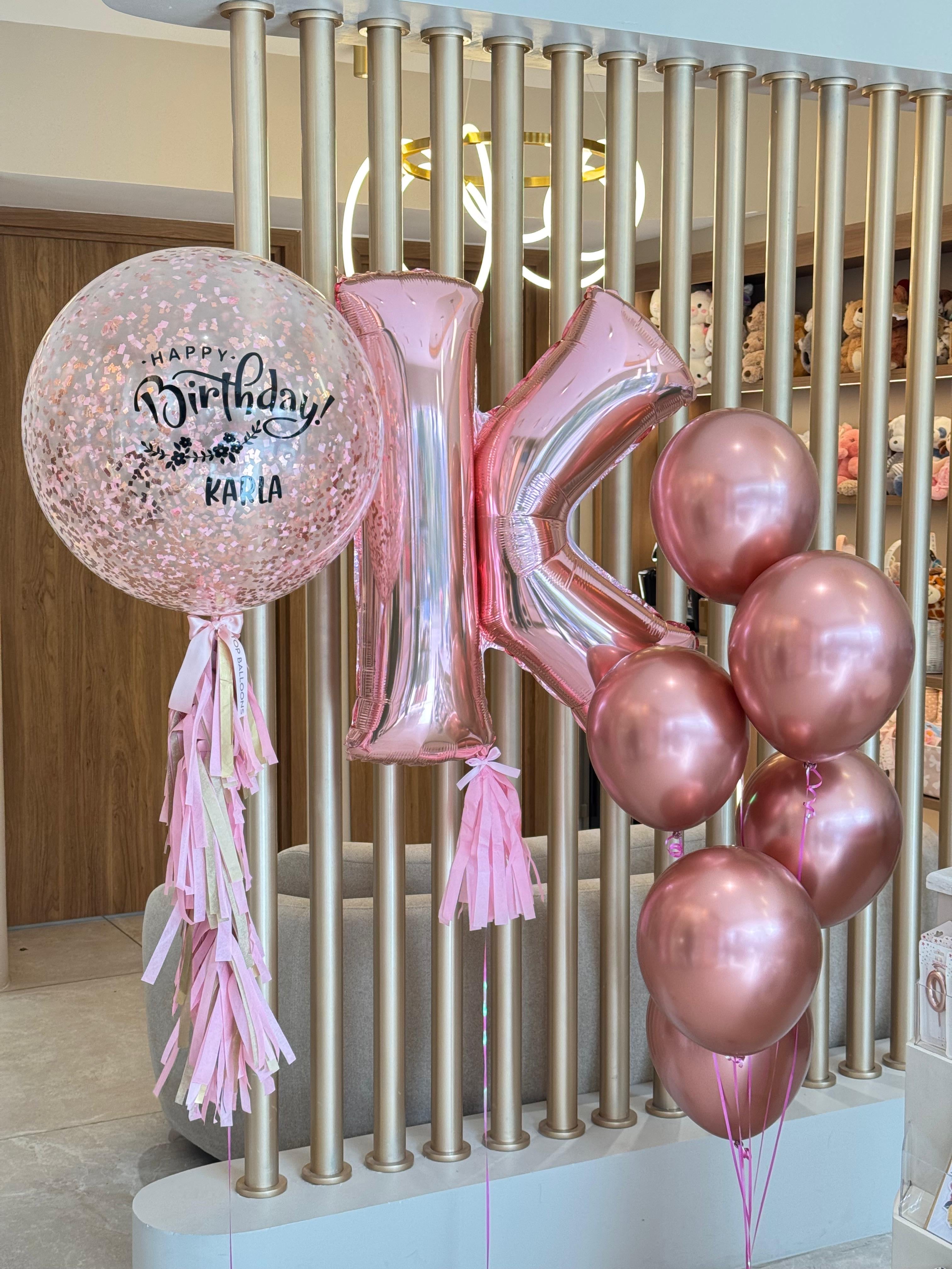 Balloon Rosegold Bouquet
