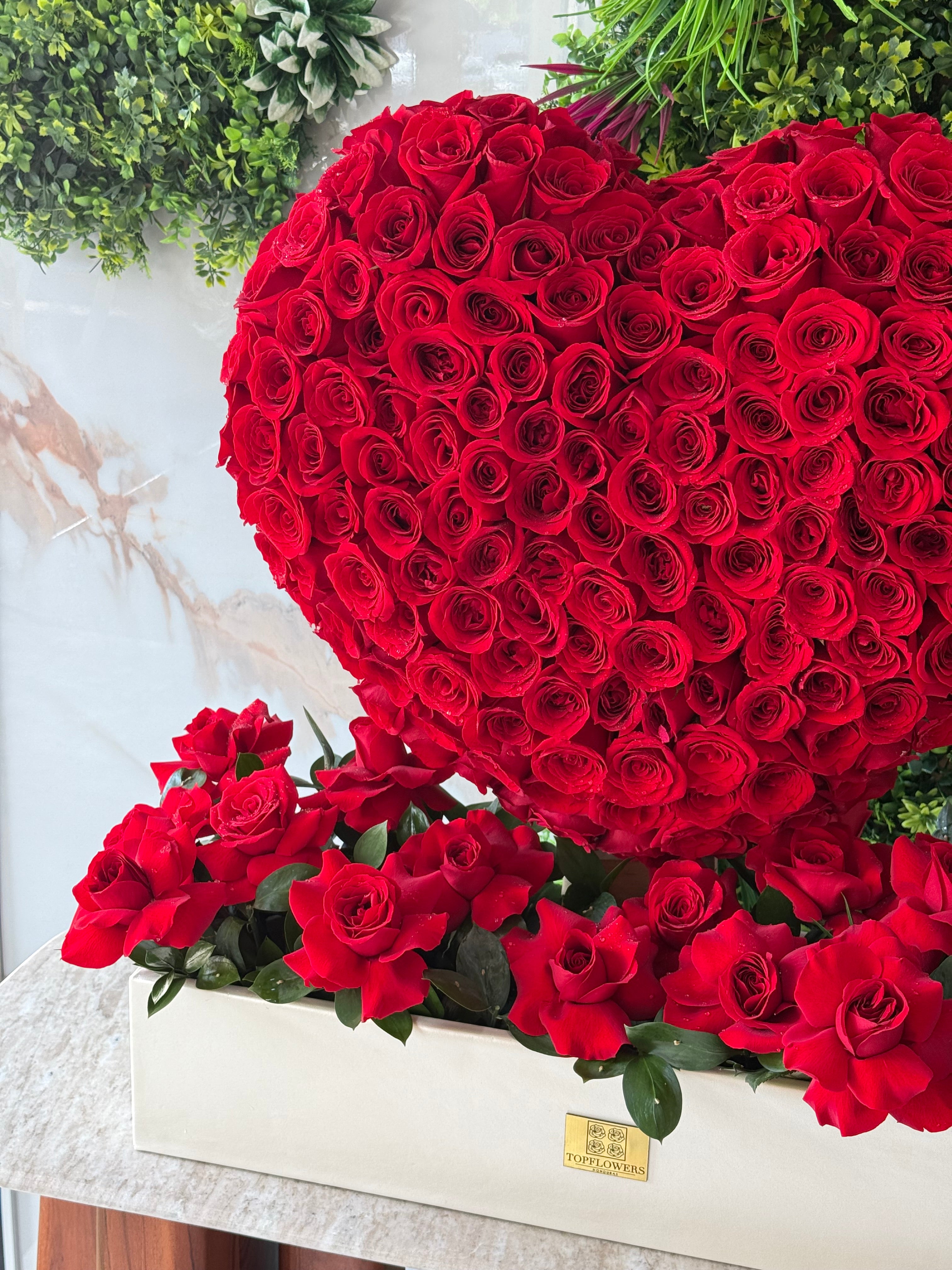 Heart of Roses 120 Roses