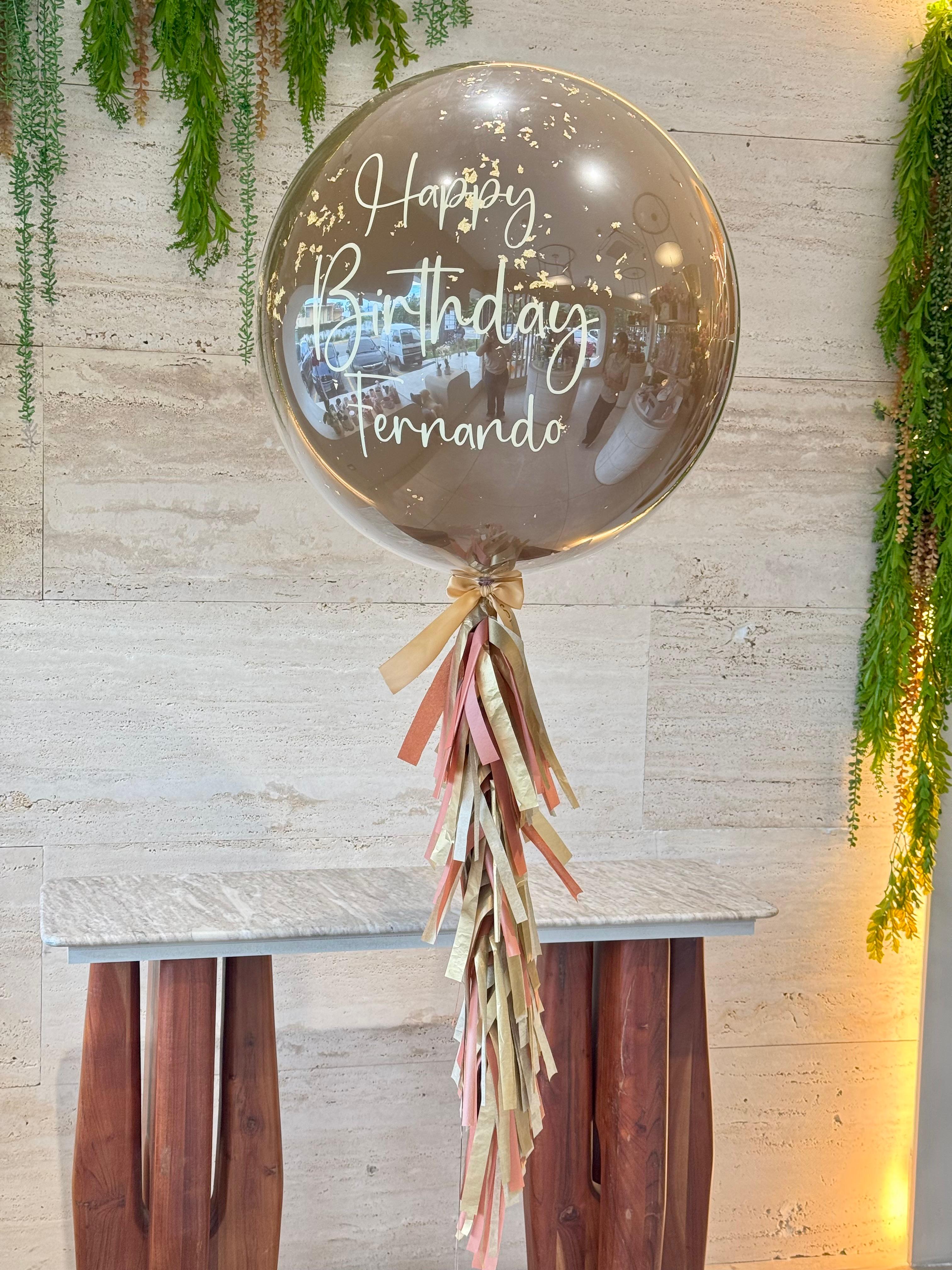 Brown Bubble Balloon