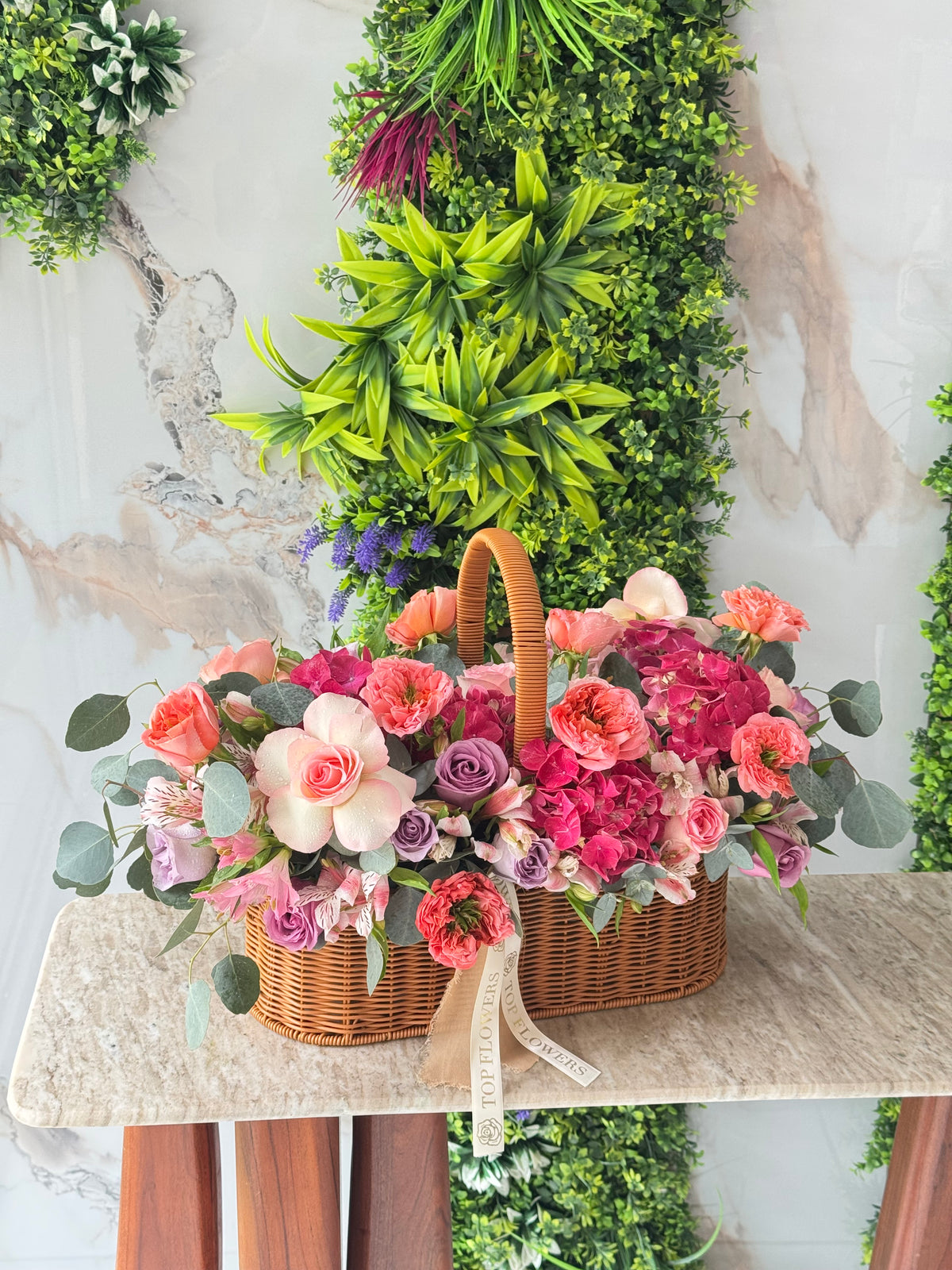 English Basket | Top Flowers