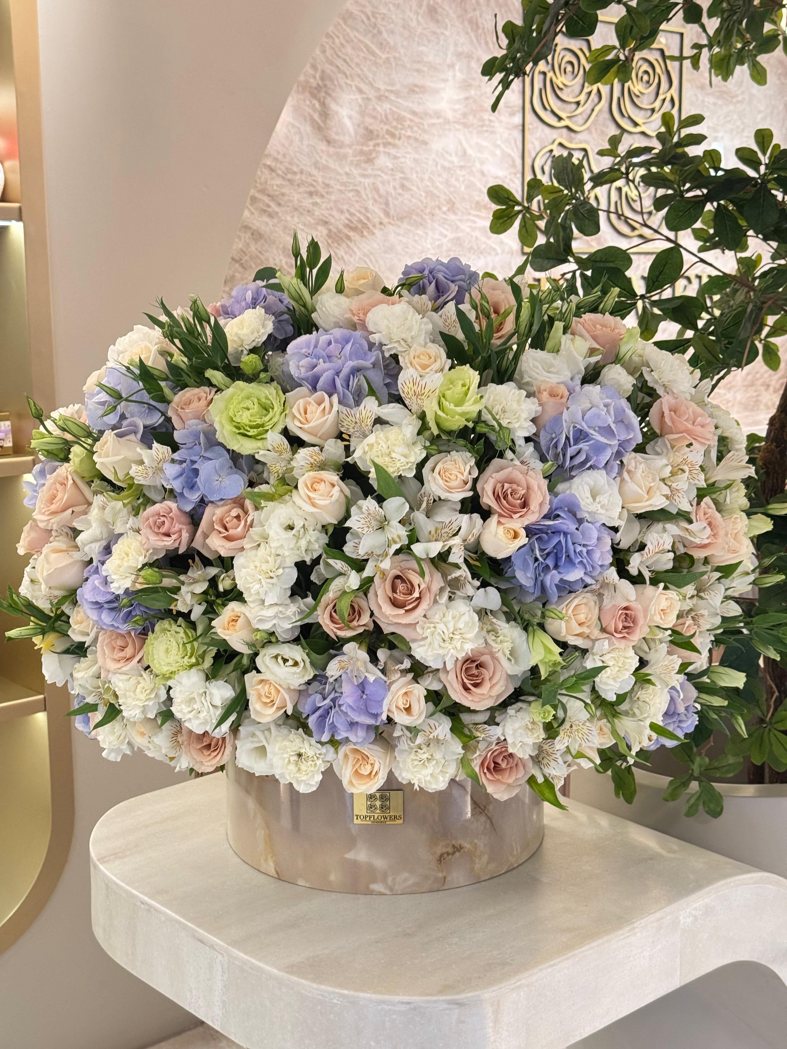 Floral Halfmoon
