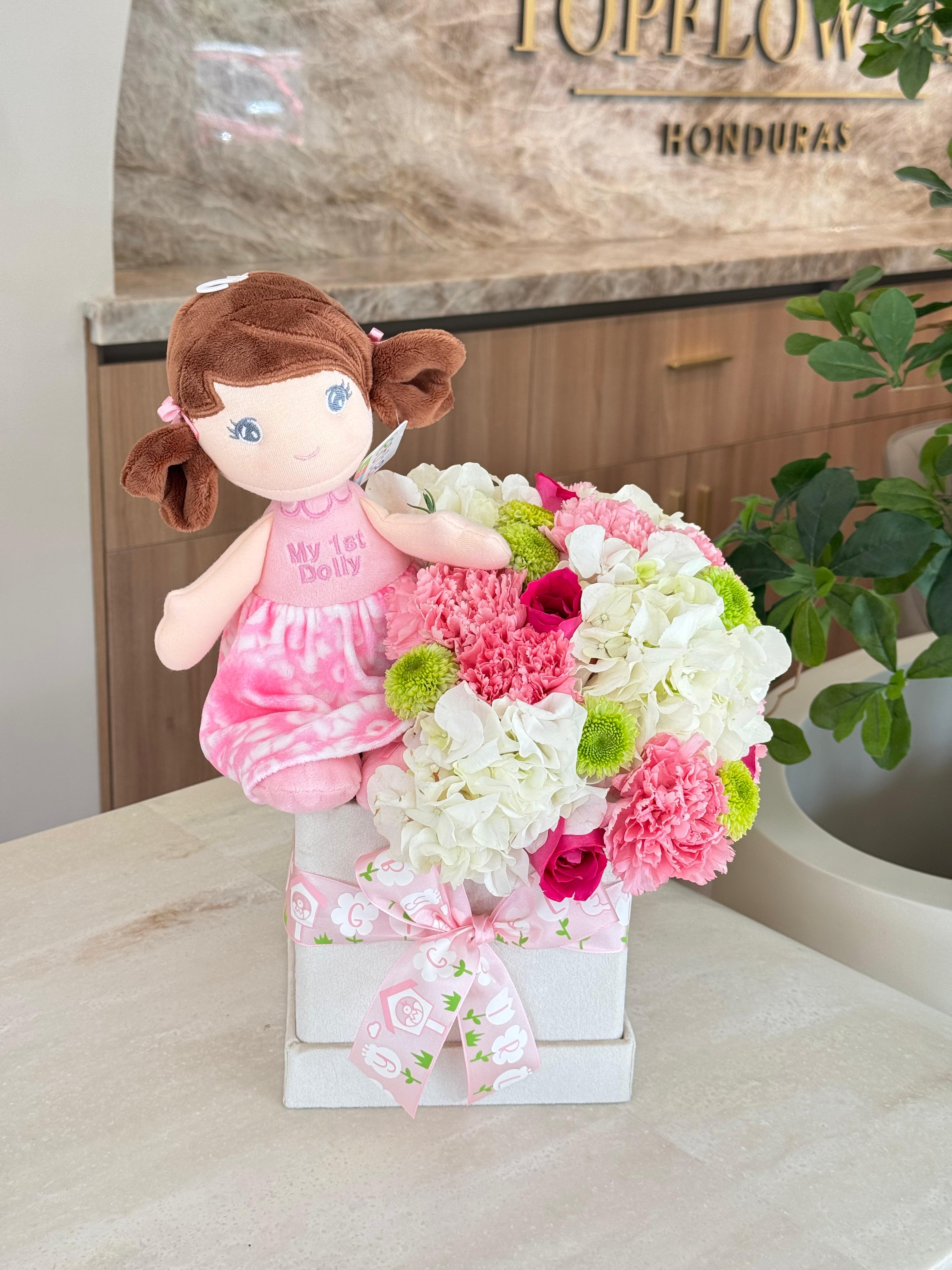 My First Doll & Flowers