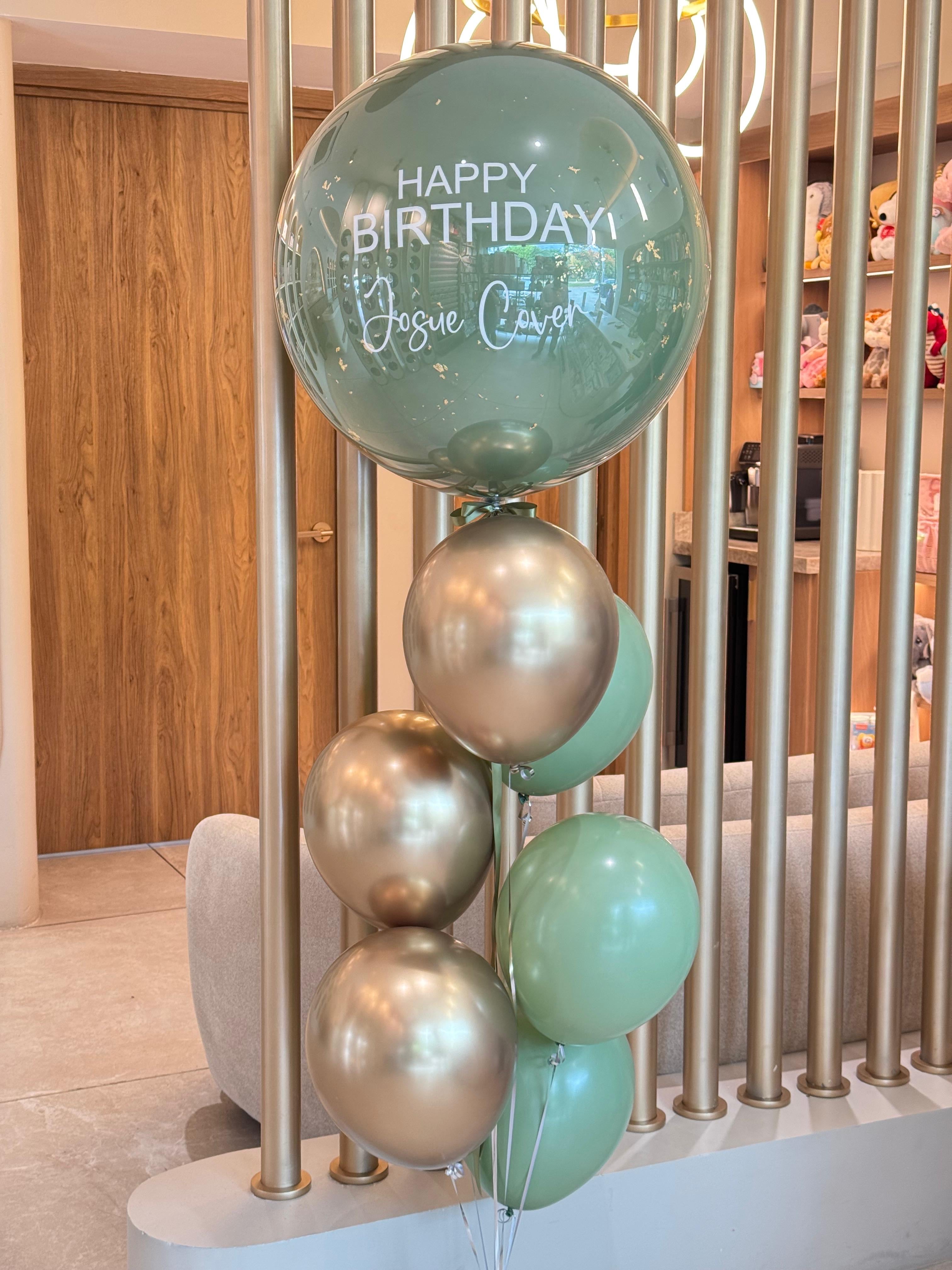 Bubble Green Balloon