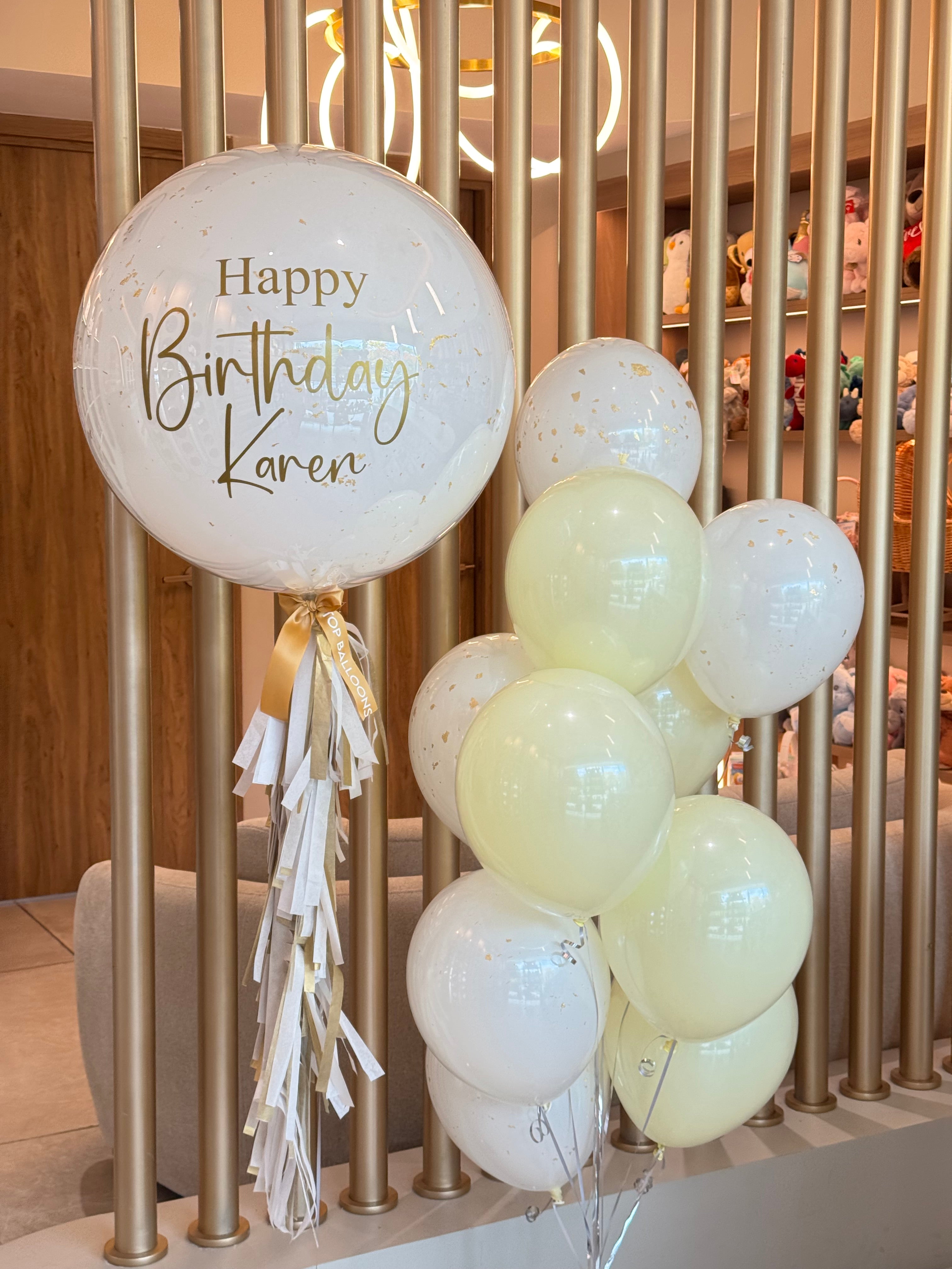Bubble White Balloons