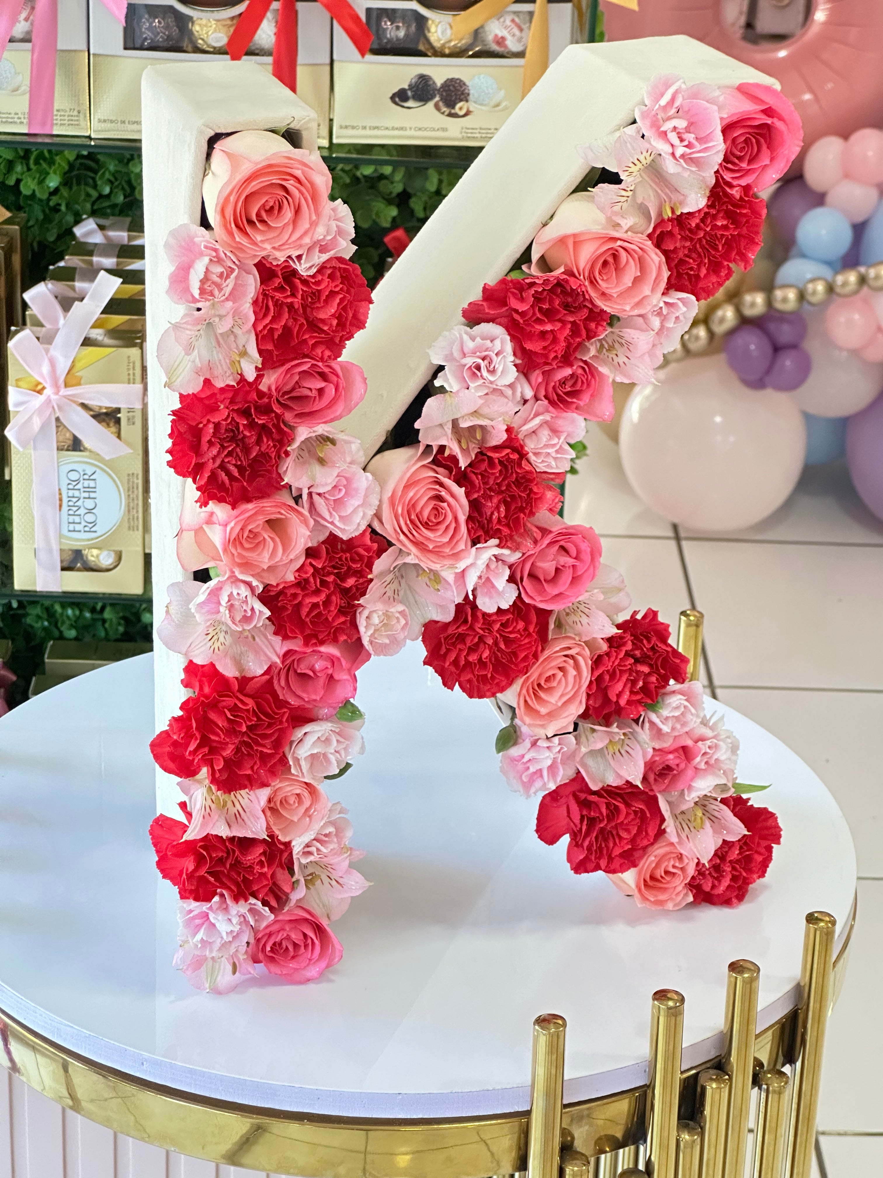 Medium Personalized Floral Letter