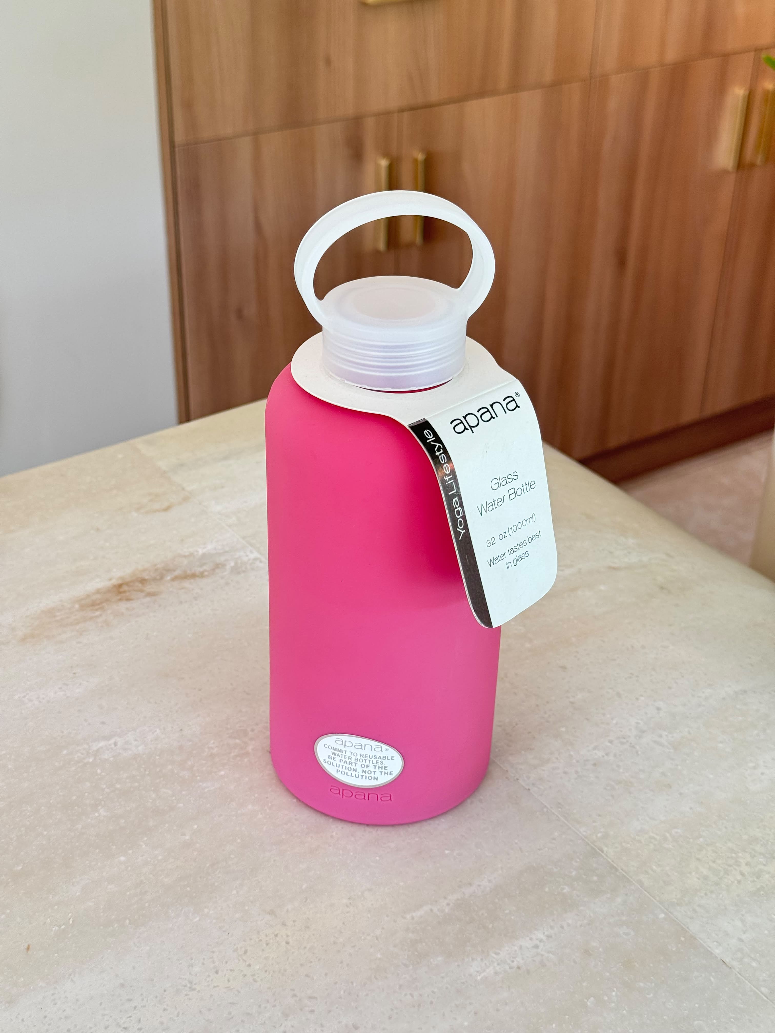 Glass Water Bottle