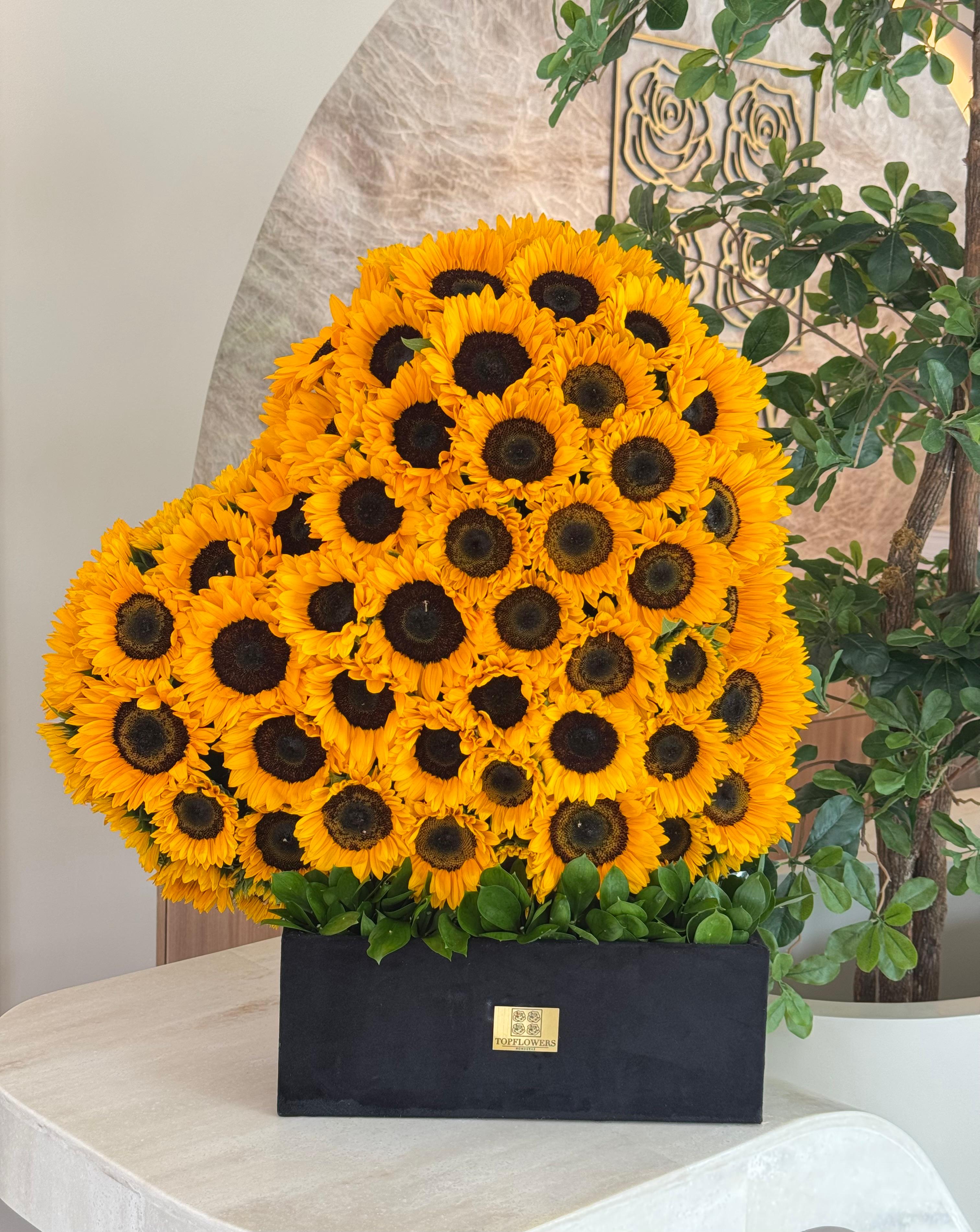 Sunflowers Heart