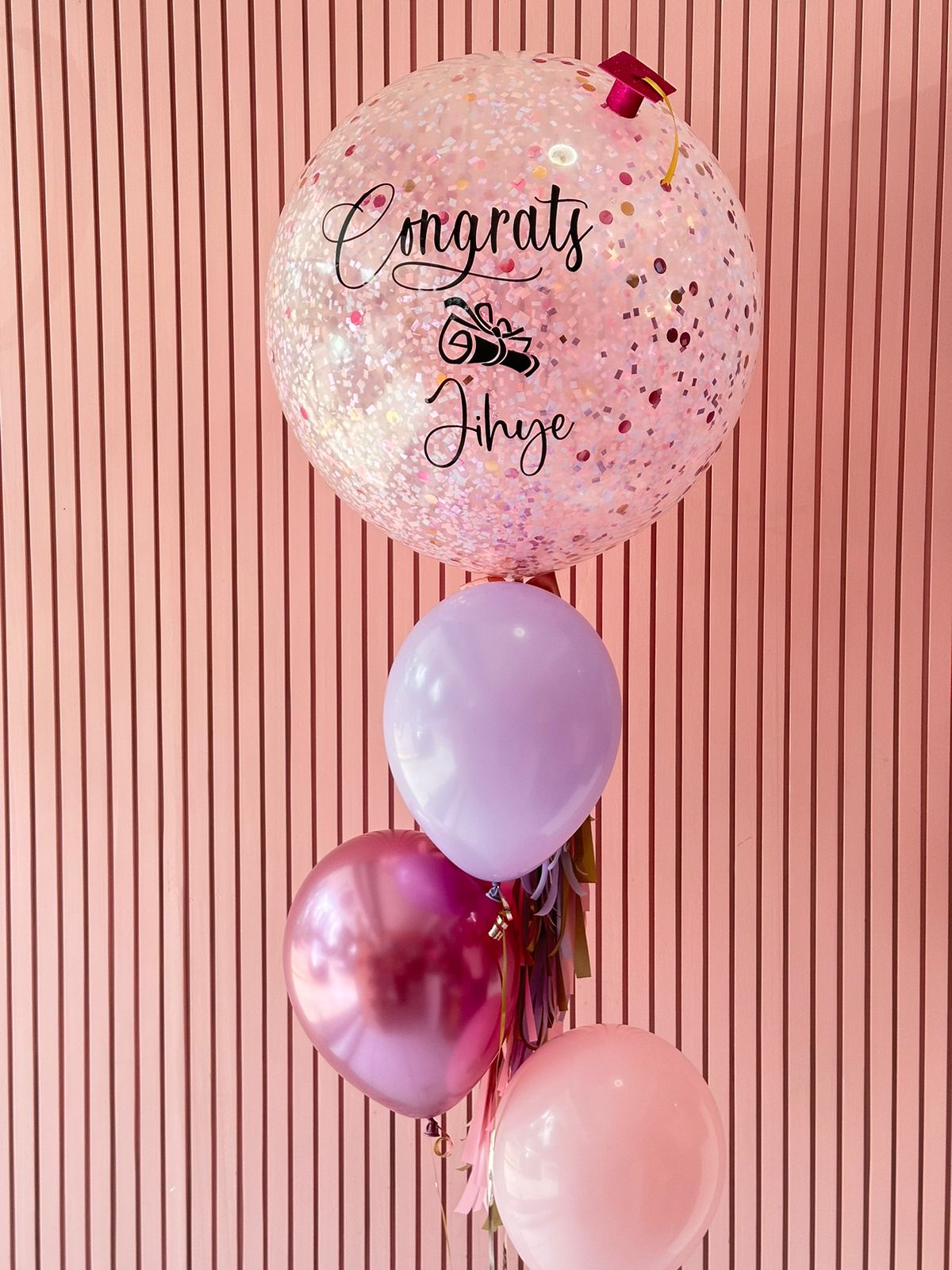 Congrats Confetti Balloon