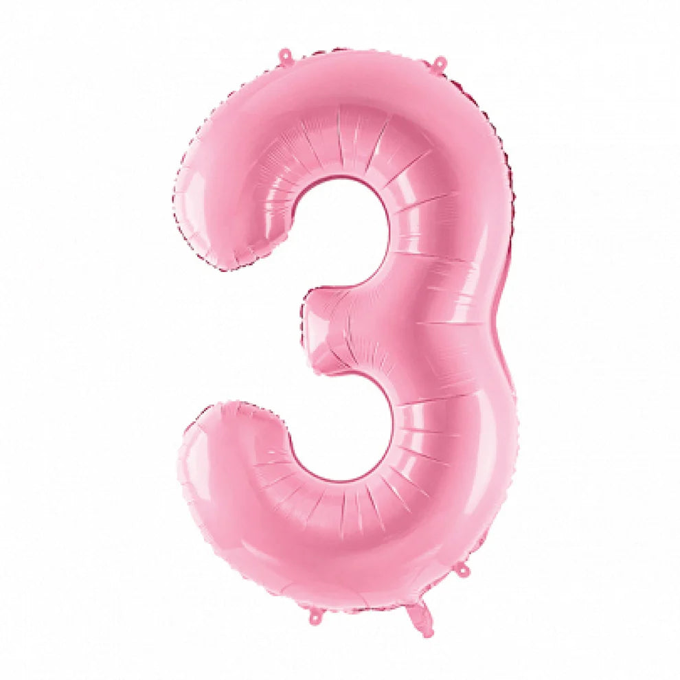 34" Pink Numbers