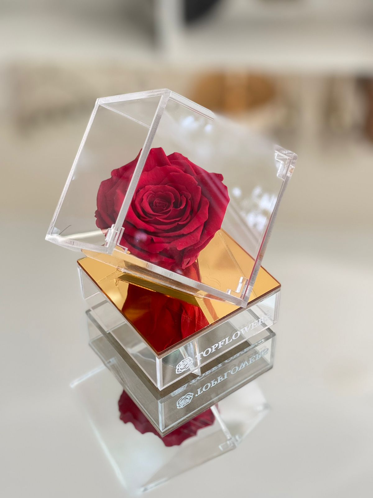 Gold Acrylic Roses | Top Flowers